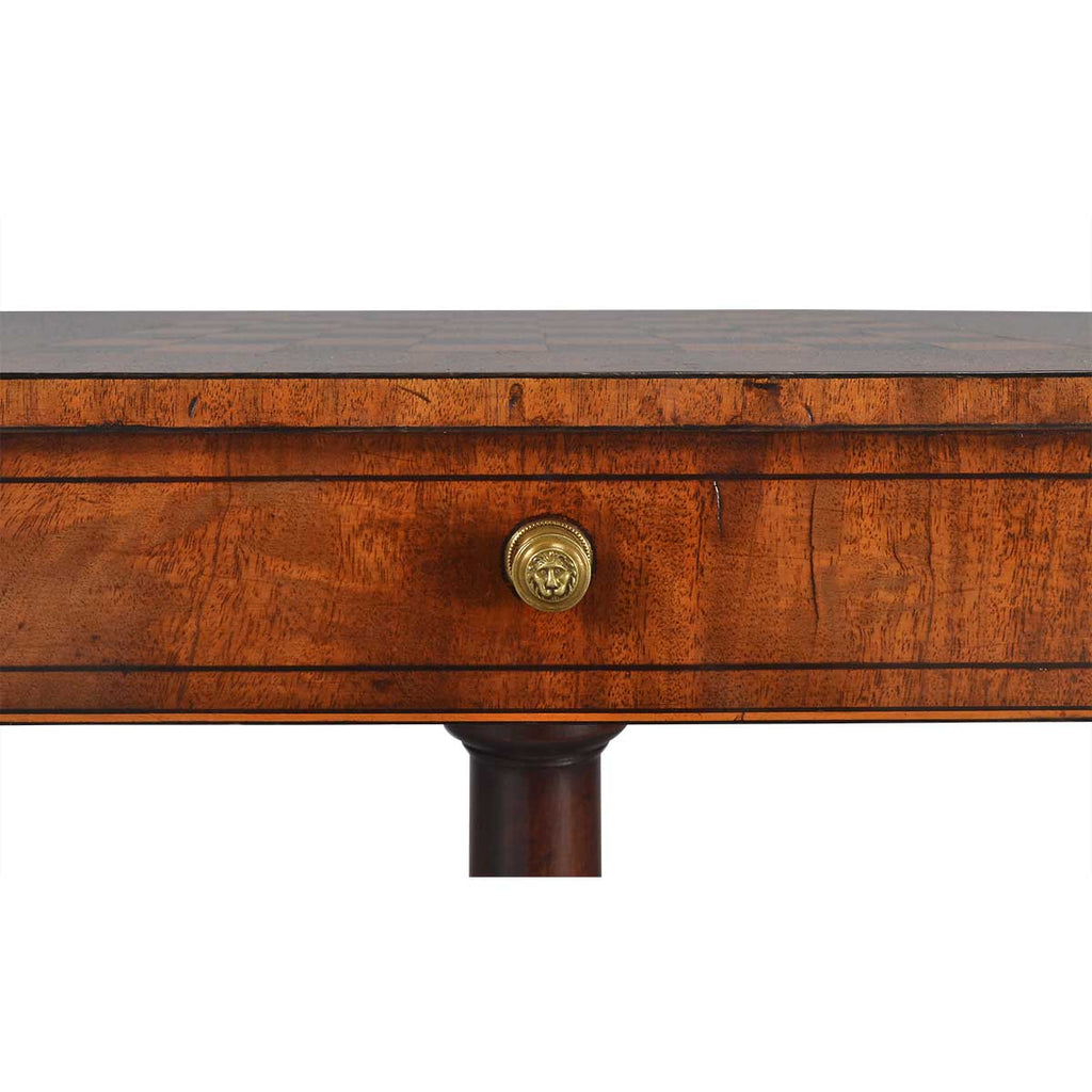 Sheraton Period Mahogany Games Table