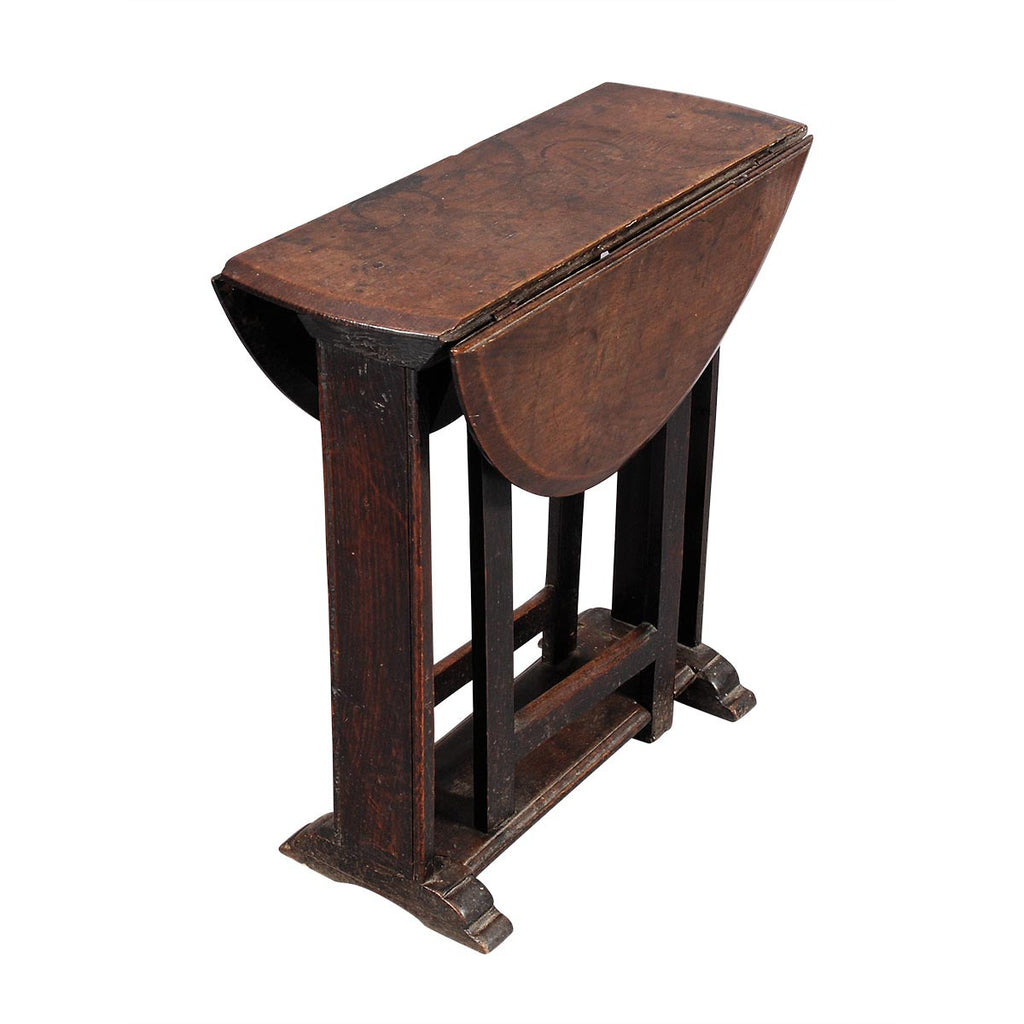 Small Sledge-Foot Gate-Leg Table