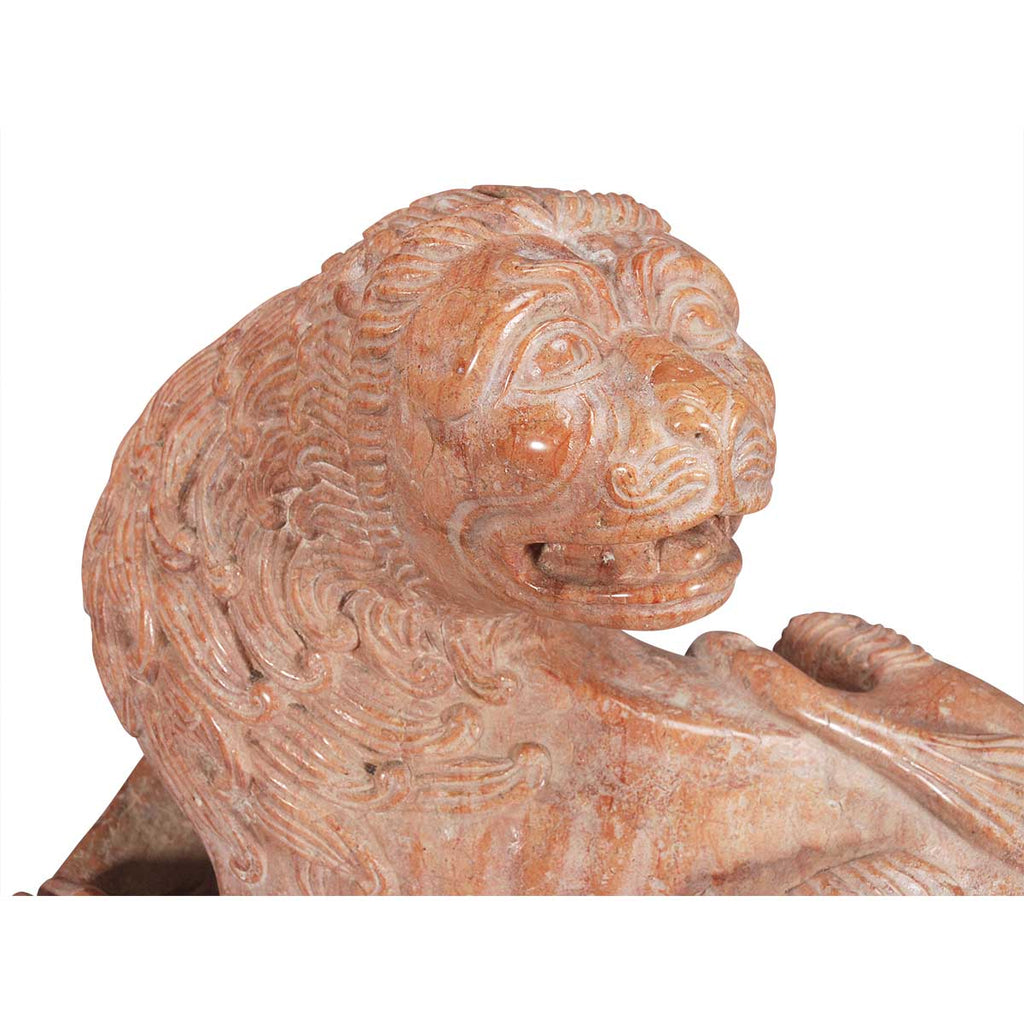 Marble Sculpture of a Lion