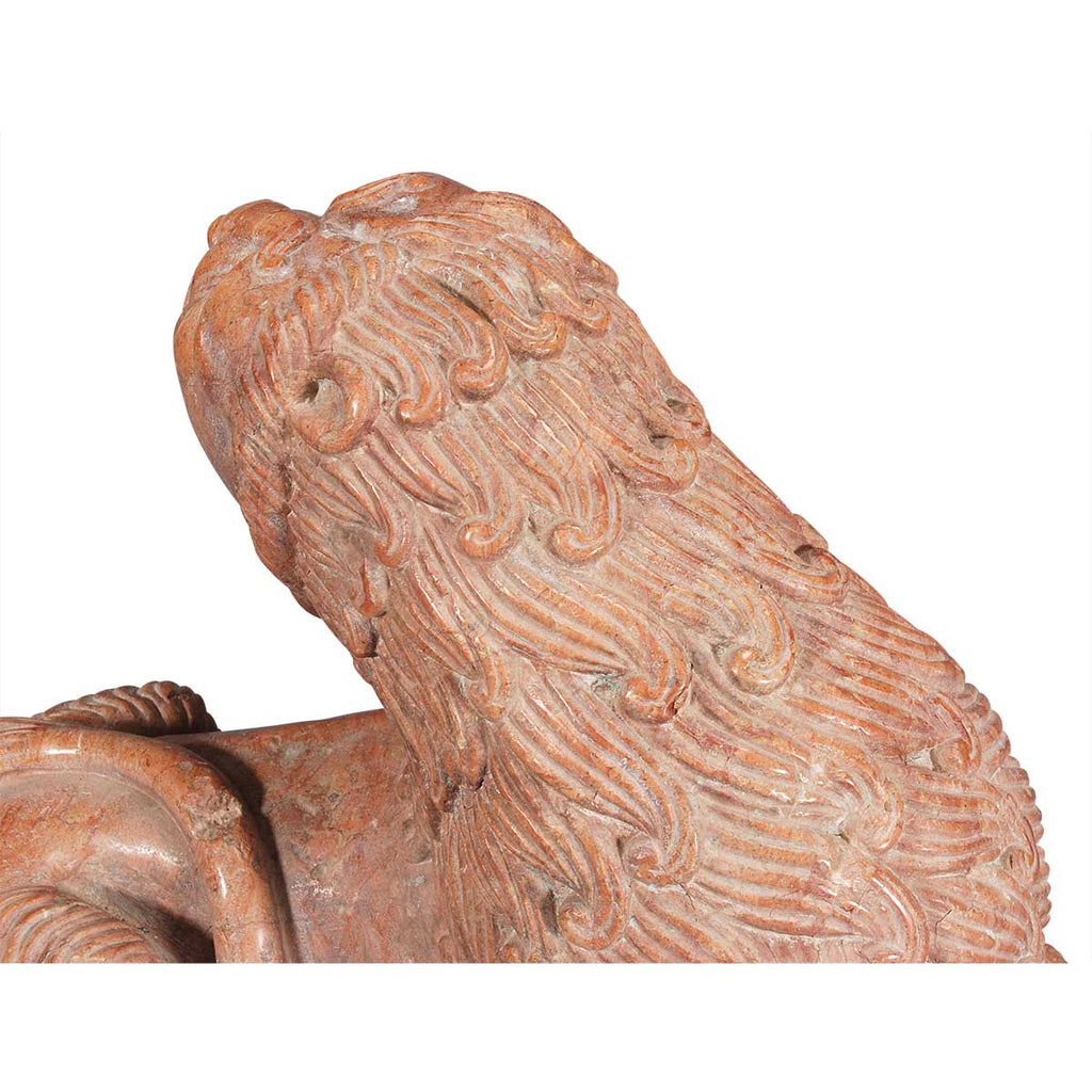 Marble Sculpture of a Lion