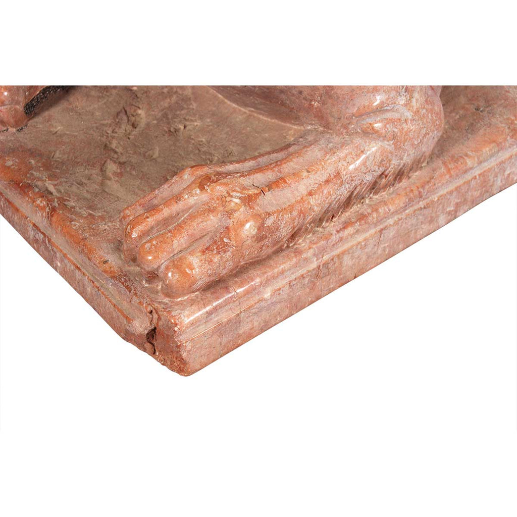 Marble Sculpture of a Lion