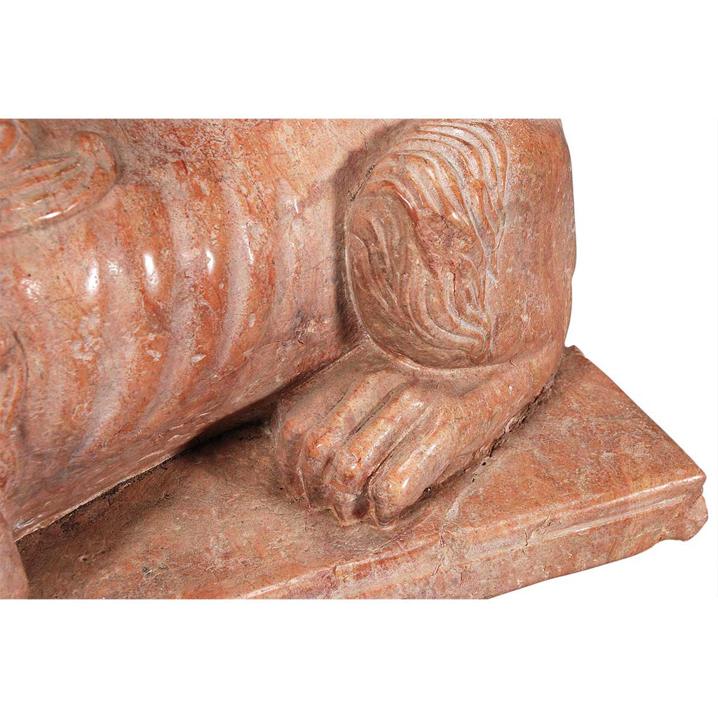 Marble Sculpture of a Lion