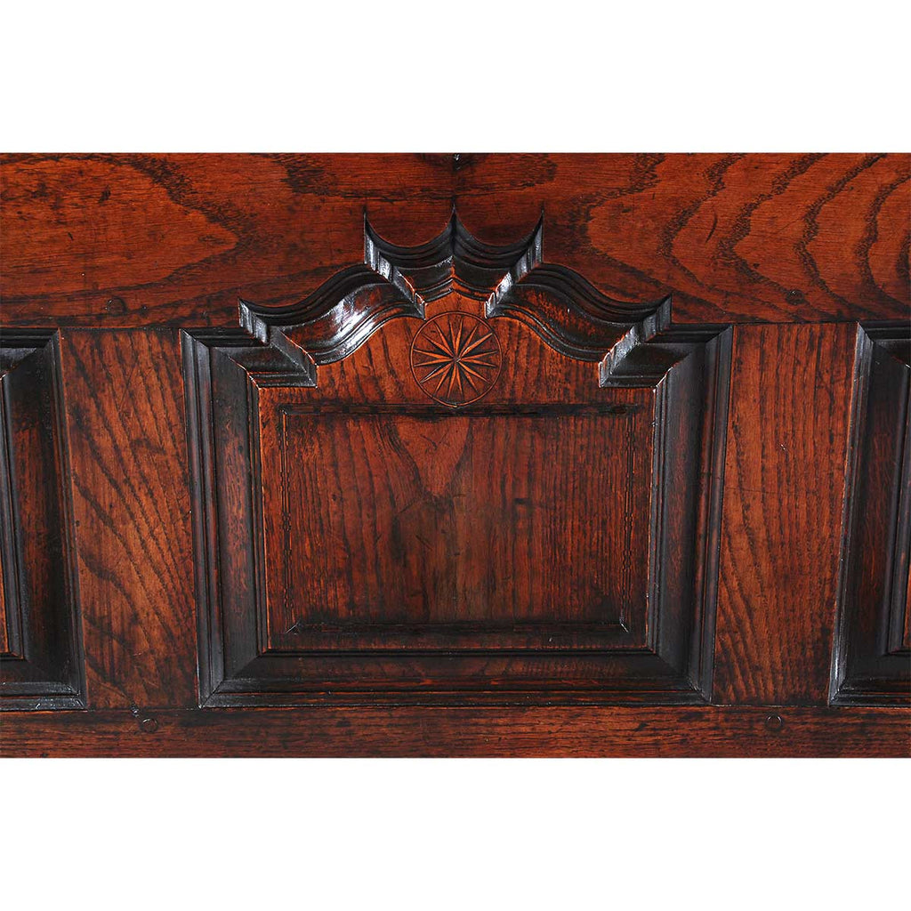 Inlaid Oak Mule Chest