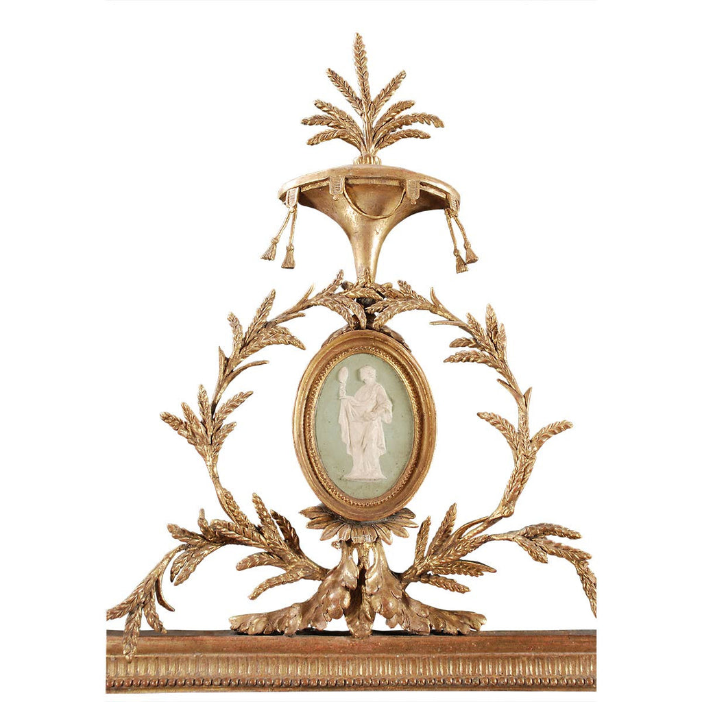 Pair of Adam Period Gilded Mirrors