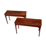 Pair of Fruitwood Console Tables