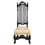 Pair of Ebonized Hall Chairs