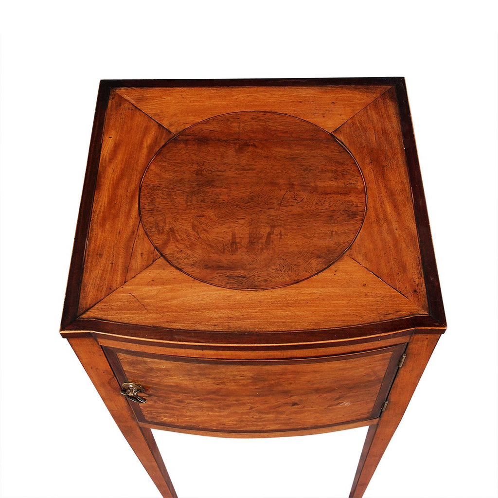 Pair of Satinwood Bedside Cupboards