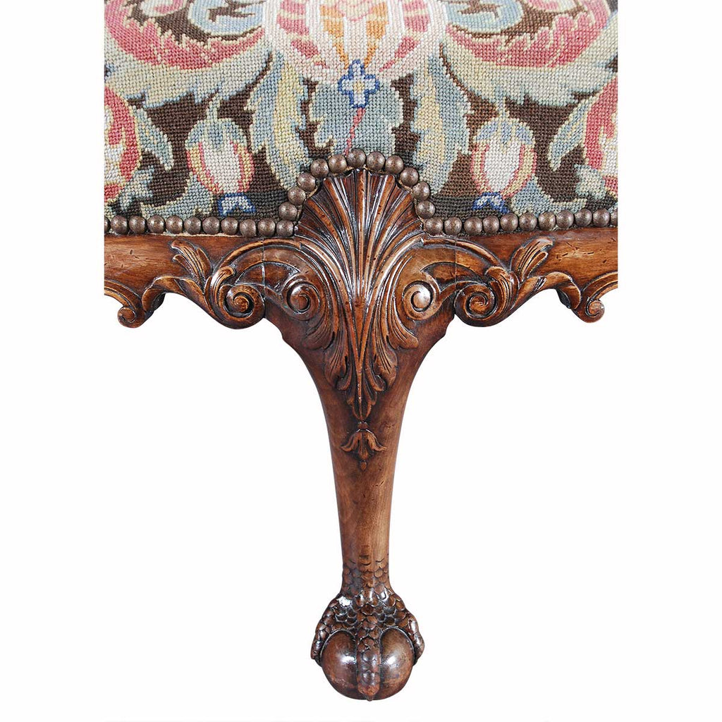 Pair of Needlepoint-Covered Sofas