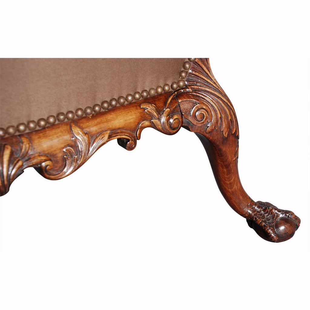 Pair of Needlepoint-Covered Sofas