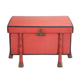 Chinese Lacquer Chest with Arched Lid