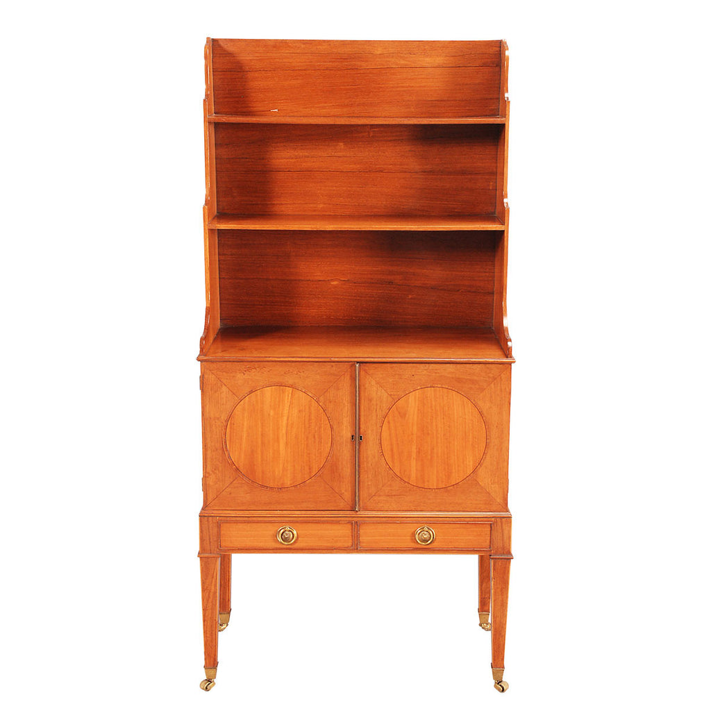 Sheraton Period Satinwood Bookcase