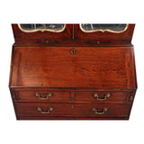 Mahogany Secretary with Broken Arch Pediment