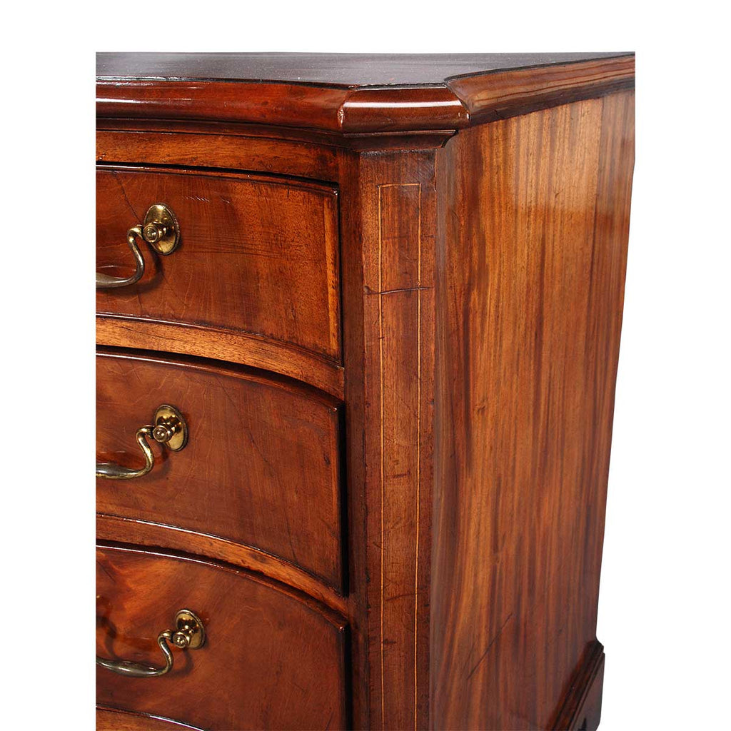 Chippendale Period Serpentine Chest of Drawers