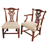 Set of 12 Mahogany Dining Chairs
