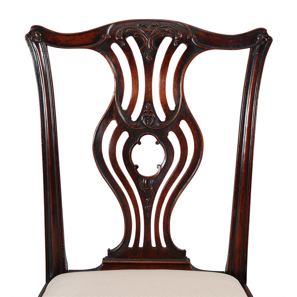 Set of Four Chippendale Period Chairs