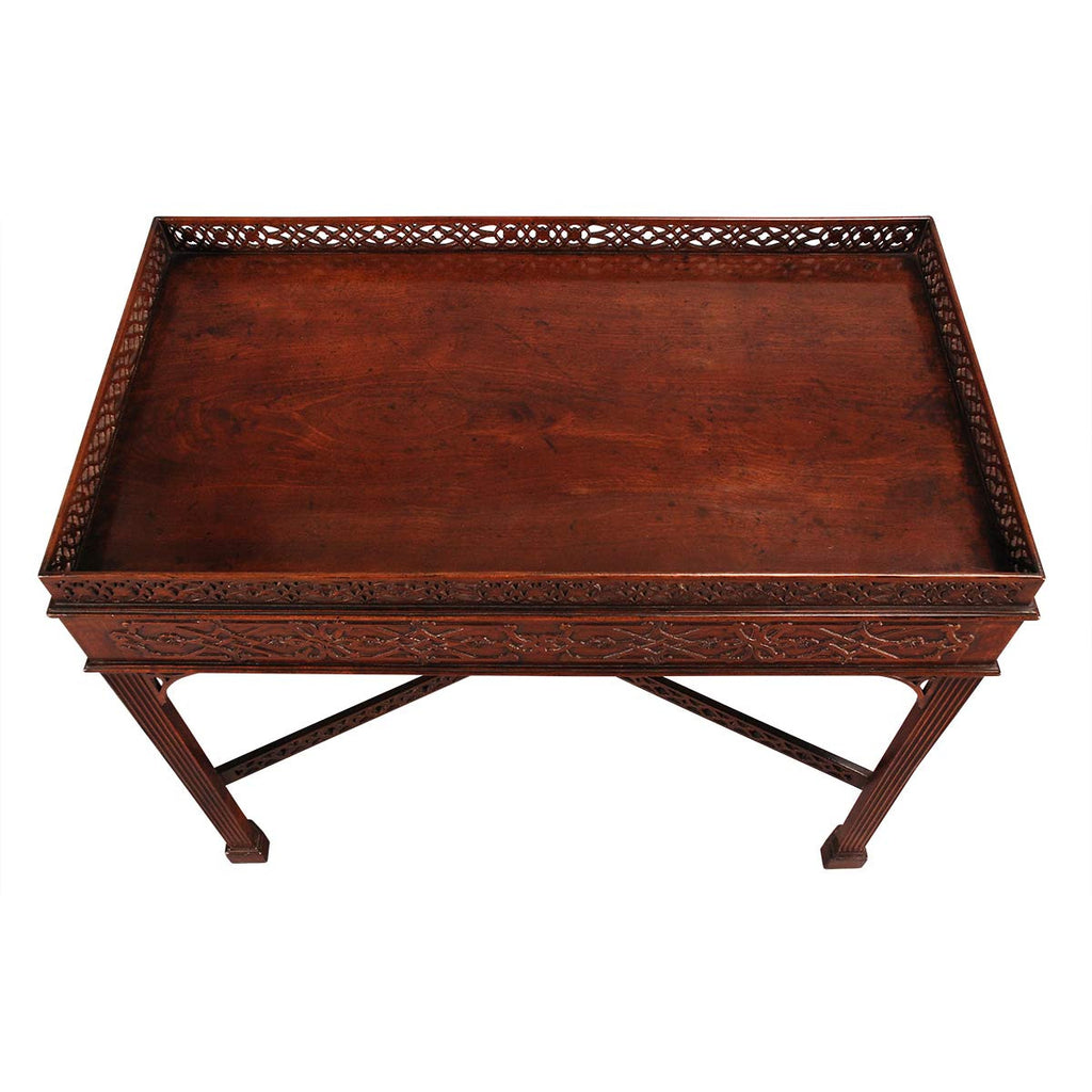English Mahogany Silver Table