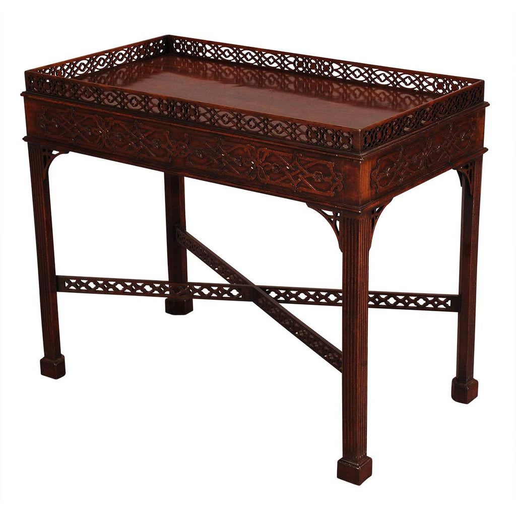 English Mahogany Silver Table