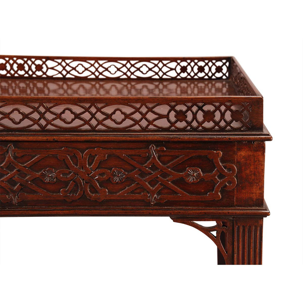 English Mahogany Silver Table