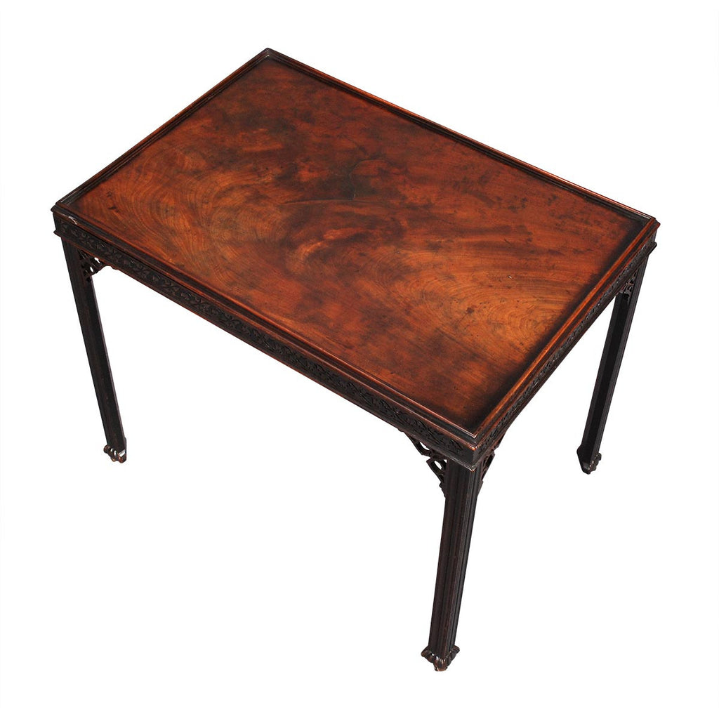 Chippendale Period Mahogany Silver Table