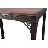 Chippendale Period Mahogany Silver Table