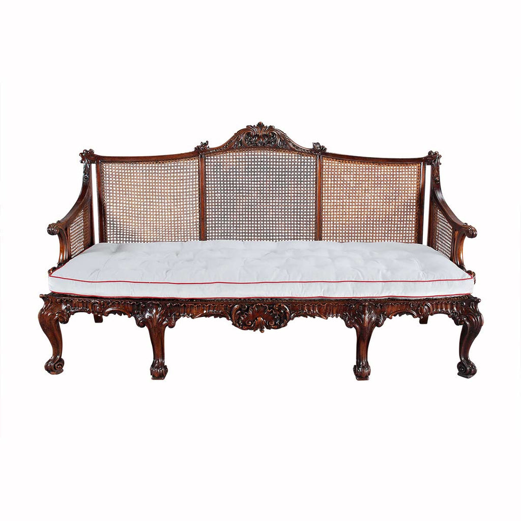 Sofa with Caned Back and Seat