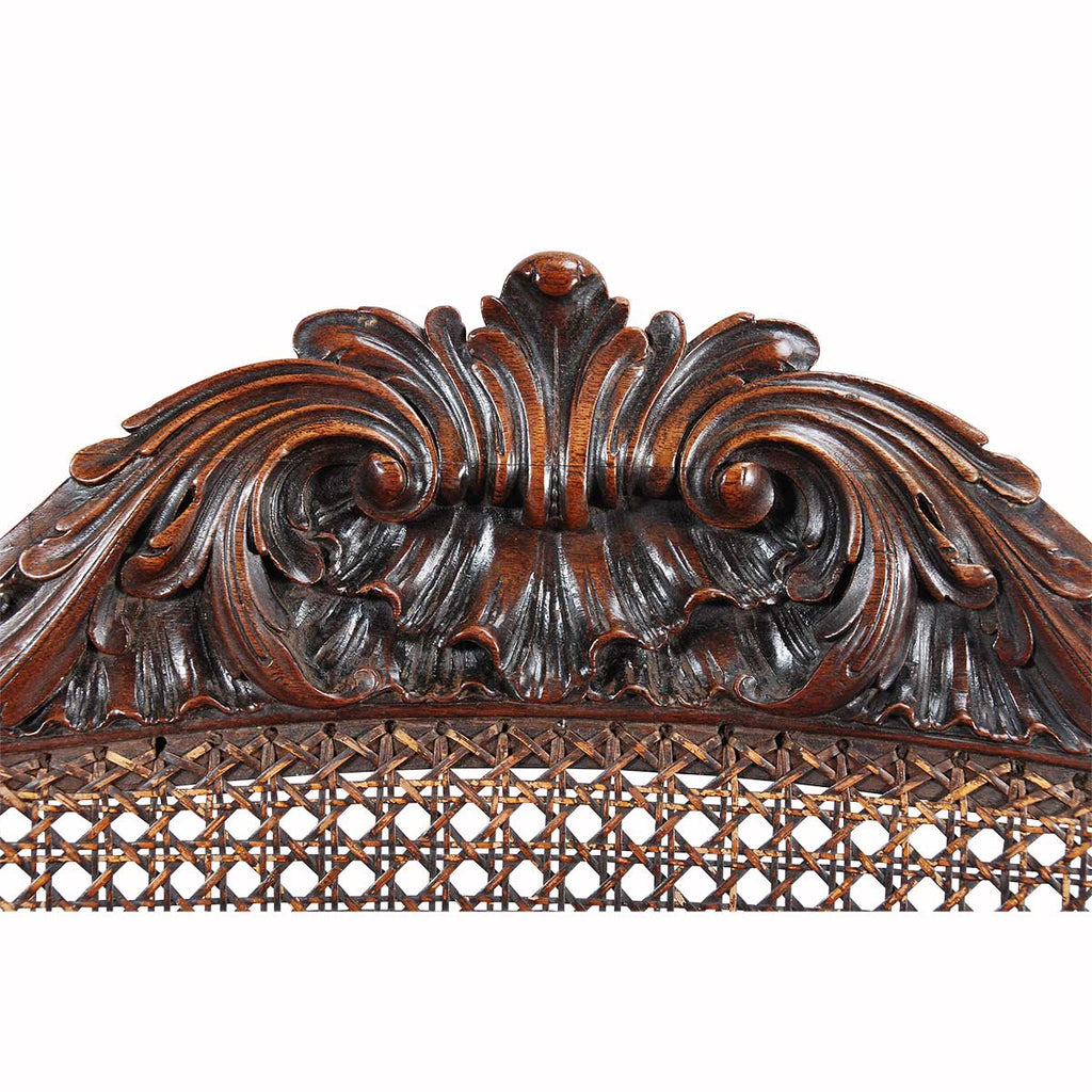 Sofa with Caned Back and Seat