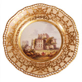 Spode Dessert Service with Landscape Views