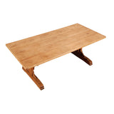 Pale Colored Trestle Table