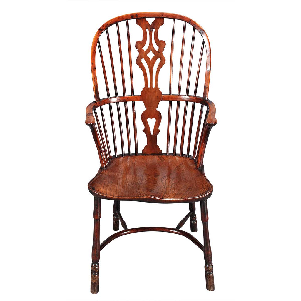 Double-Bow Windsor on Slender Turned Legs