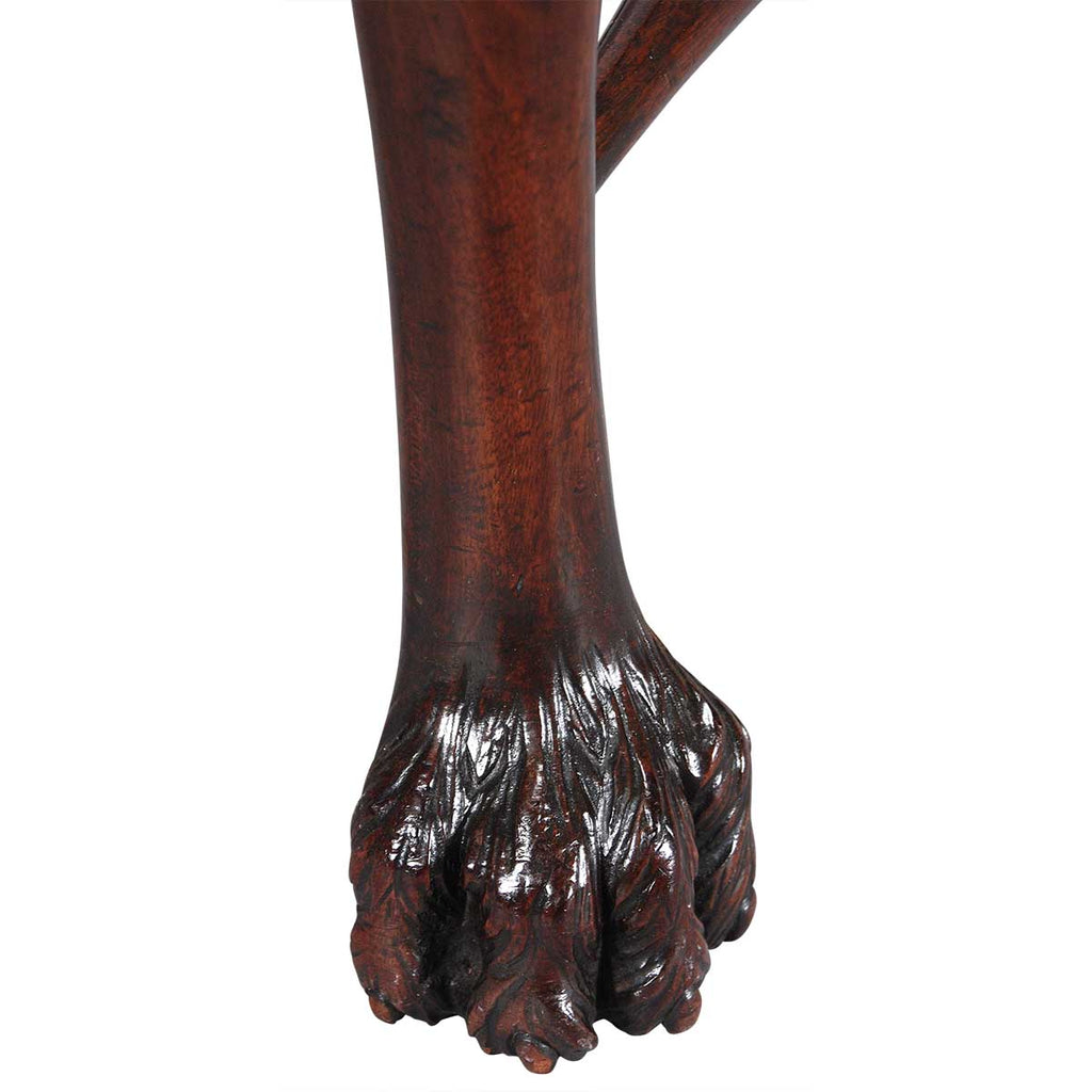 Mahogany Windsor Chair with Hairy Paw Feet