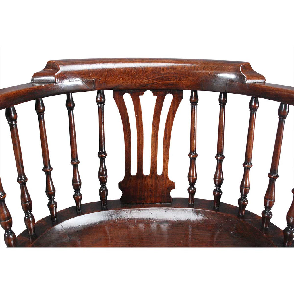 Mahogany Windsor Chair with Hairy Paw Feet