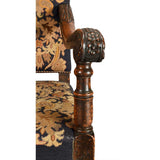 Large and Early Flemish Armchair Covered in Needlepoint