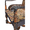 Large and Early Flemish Armchair Covered in Needlepoint