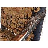 Large and Early Flemish Armchair Covered in Needlepoint