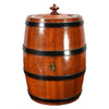 Fruitwood Barrel with Lid