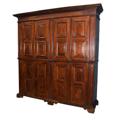 Huge 17th Century Walnut Cabinet