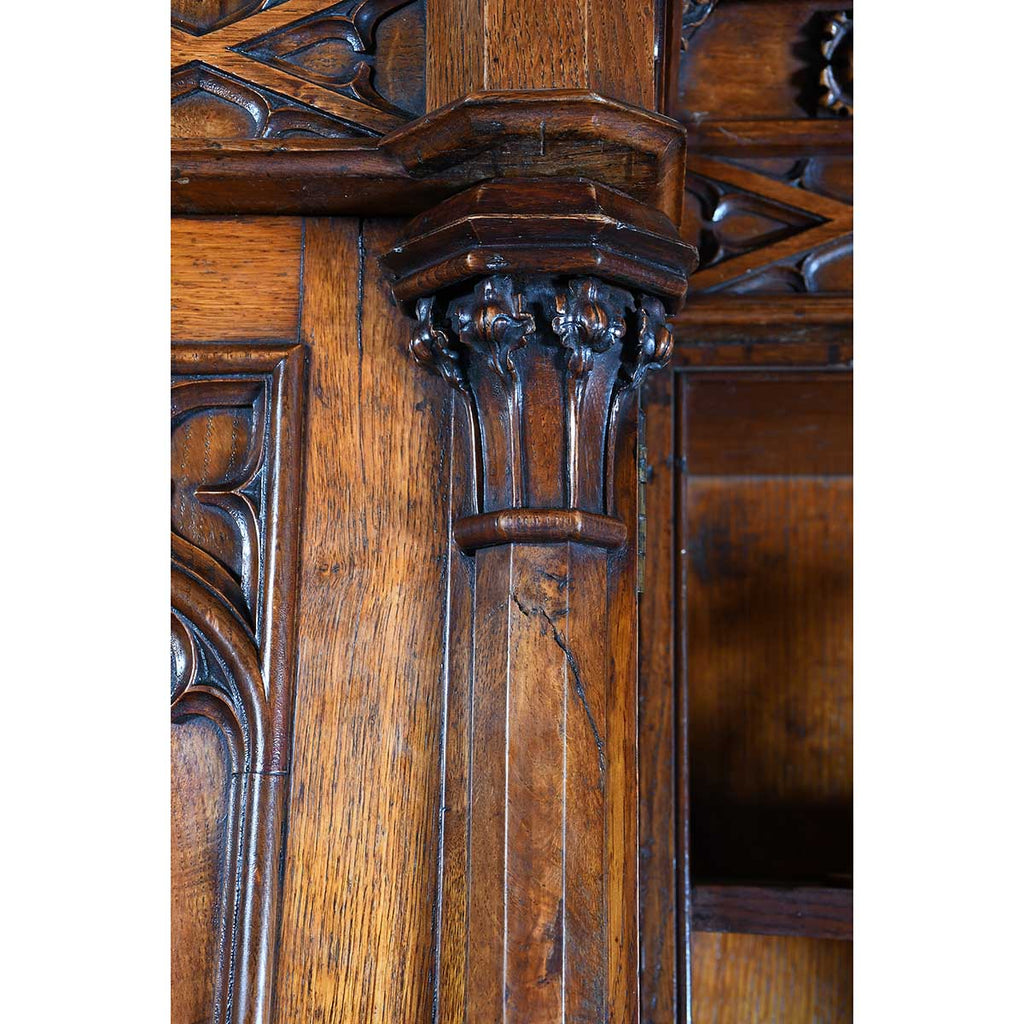 Gothic Revival Bookcase | 19th Century Oak | Antique Furniture – Jayne ...
