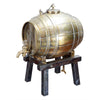 Gilt Silver Barrel-Shaped Decanter