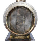 Gilt Silver Barrel-Shaped Decanter