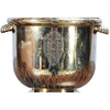 Engraved Brass Champagne Cooler
