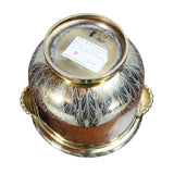 Engraved Brass Champagne Cooler