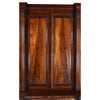 Breakfronted Cabinet Veneered in Flame Mahogany
