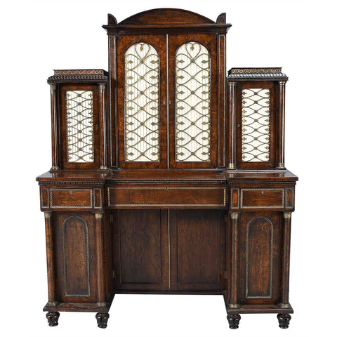 Bullock Library Cabinet in Figured Elm