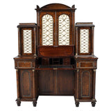 Bullock Library Cabinet in Figured Elm