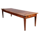 A Large Chestnut Farm Table