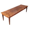 A Large Chestnut Farm Table