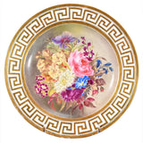 Two Fine Quality Coalport Plates with Botanical Decoration