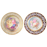 Two Fine Quality Coalport Plates with Botanical Decoration