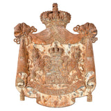 A Large Cast Iron Coat of Arms