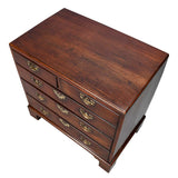 Small Mahogany Caddy-Top Chest